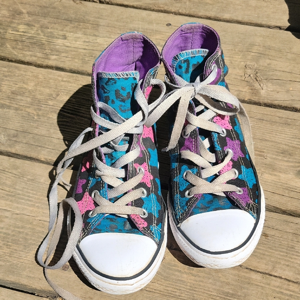 Converse Kids Sneakers - Blue and Purple